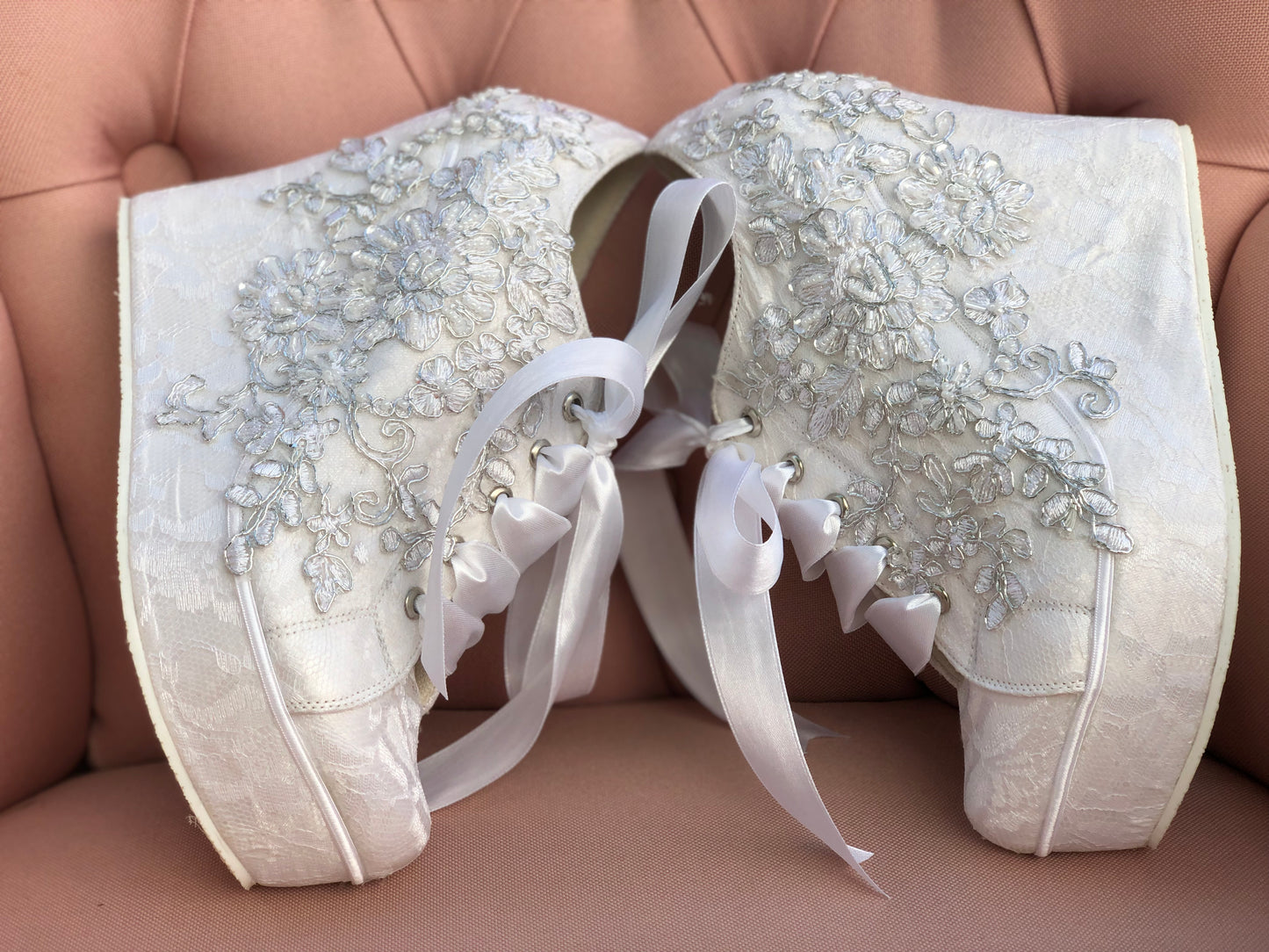Zapatos de Novia Con Plata