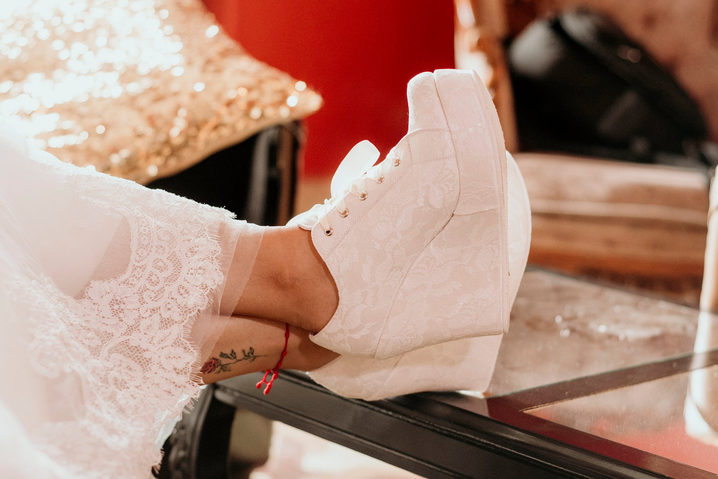 tenis personalizados para boda