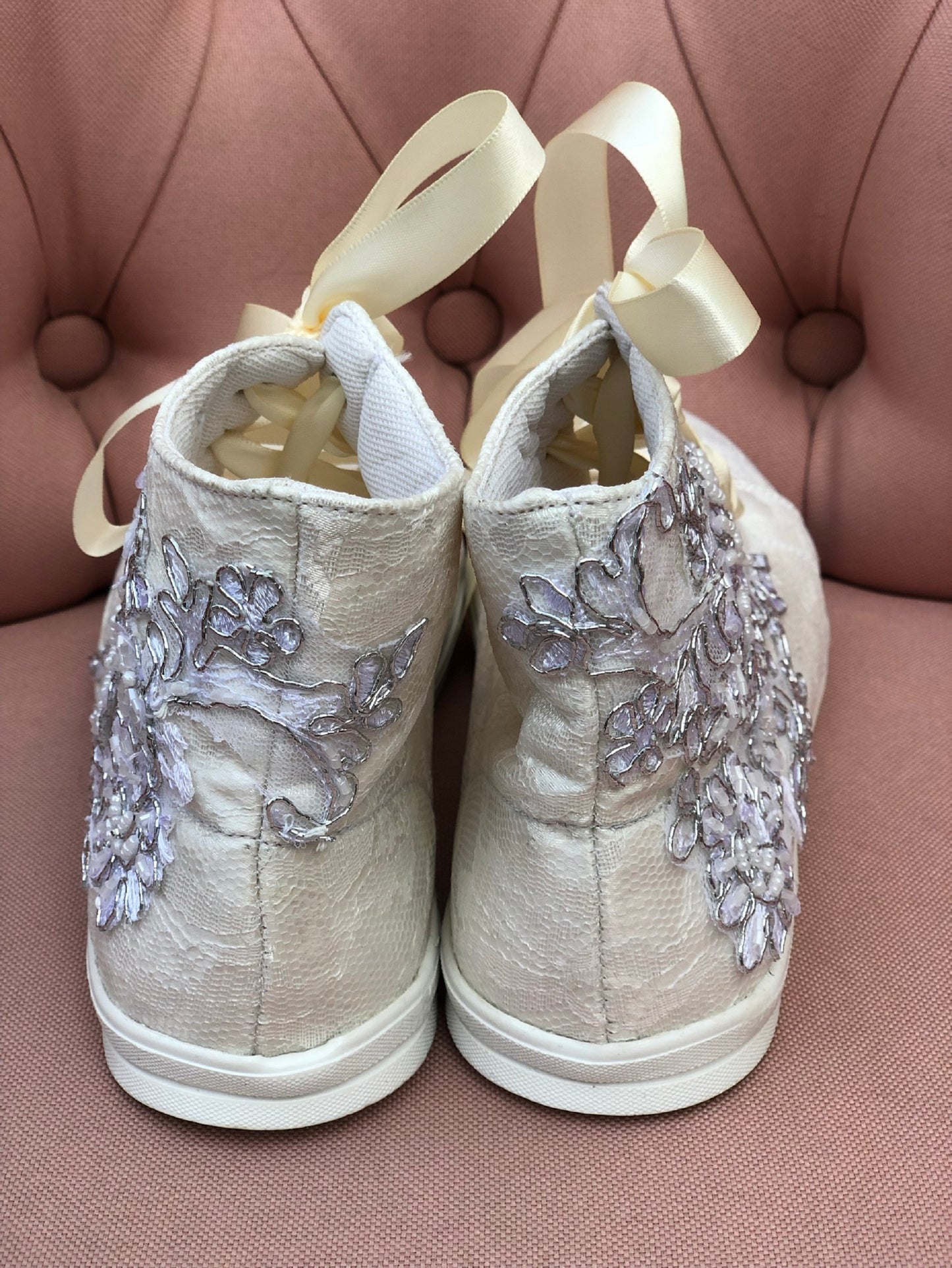 Zapatos tenis para novia, quince años o primera comunion