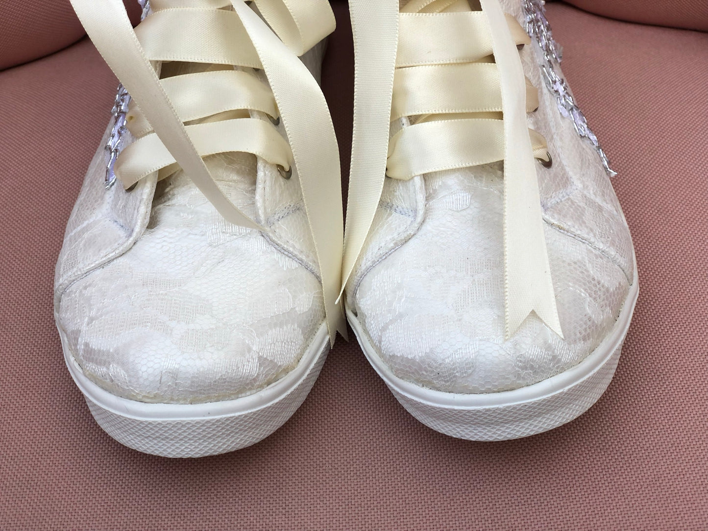 Zapatos tenis para novia, quince años o primera comunion