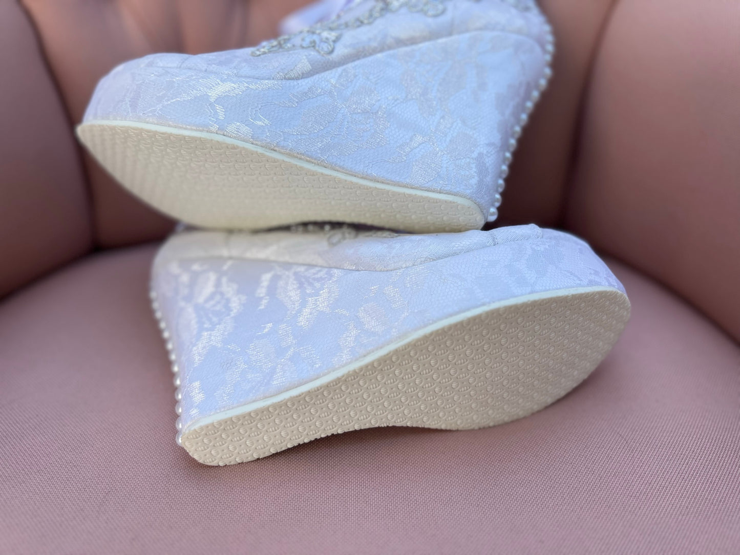 Zapatos de plataforma para novia