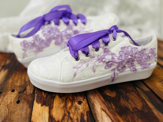 Tenis para xv años morados