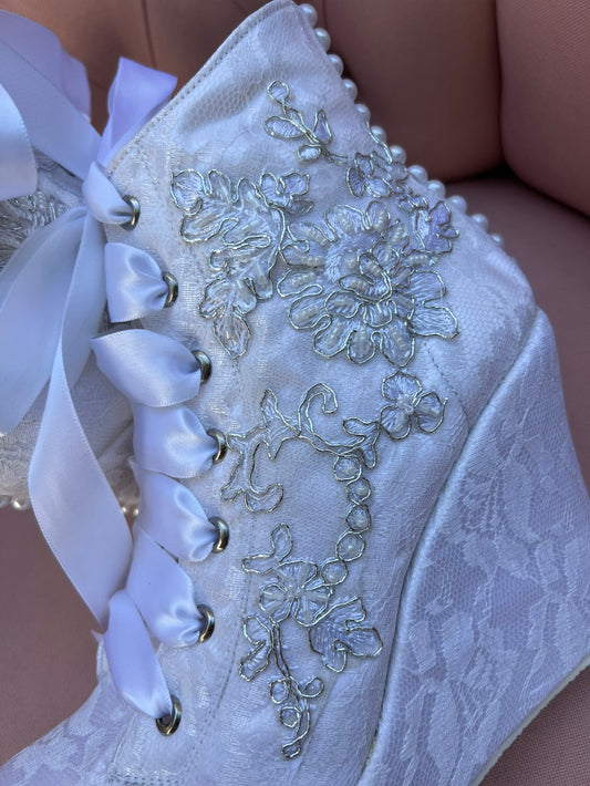 Zapatos para novia de plataforma