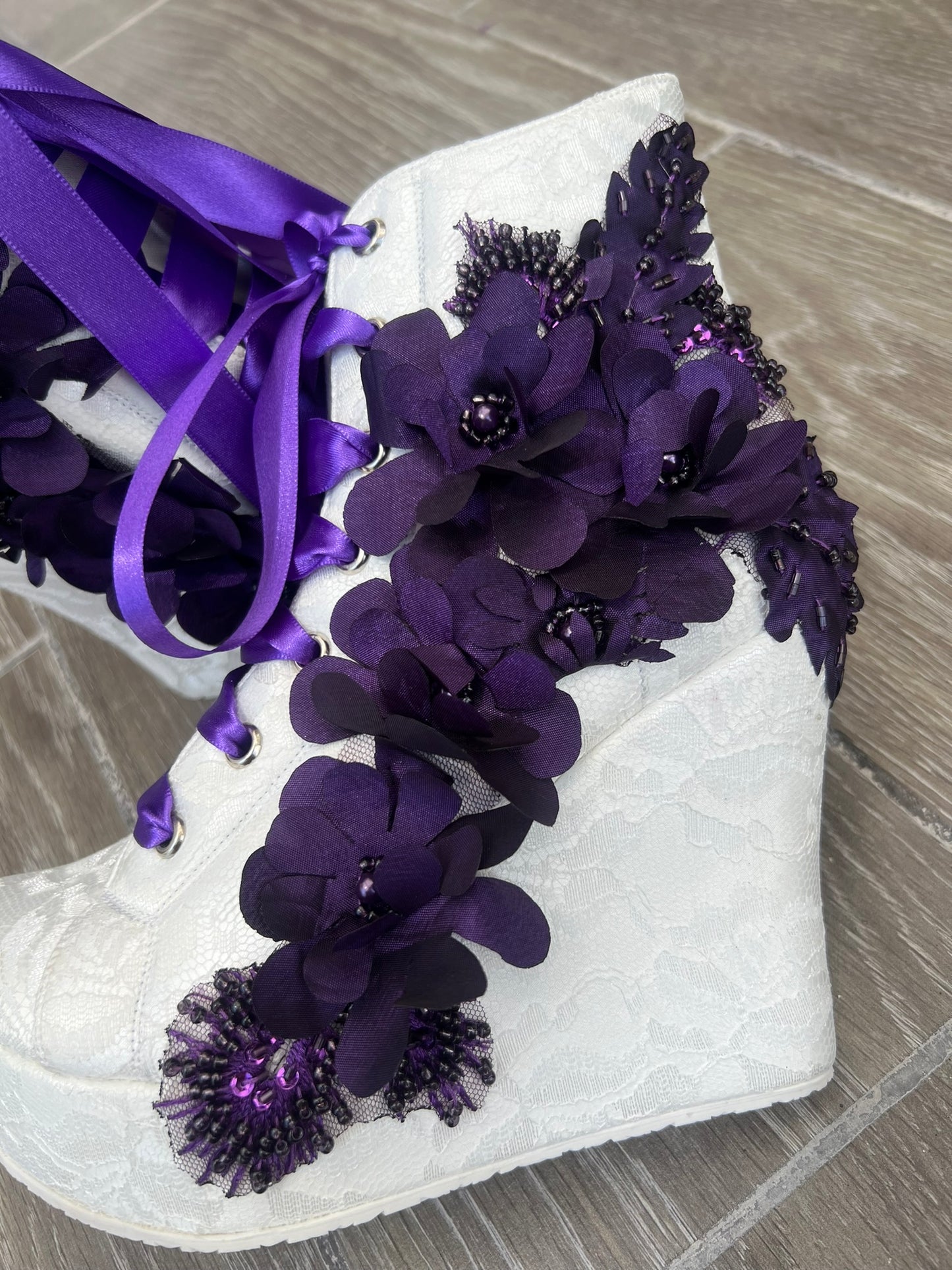 Zapatos para quinceañera en morado